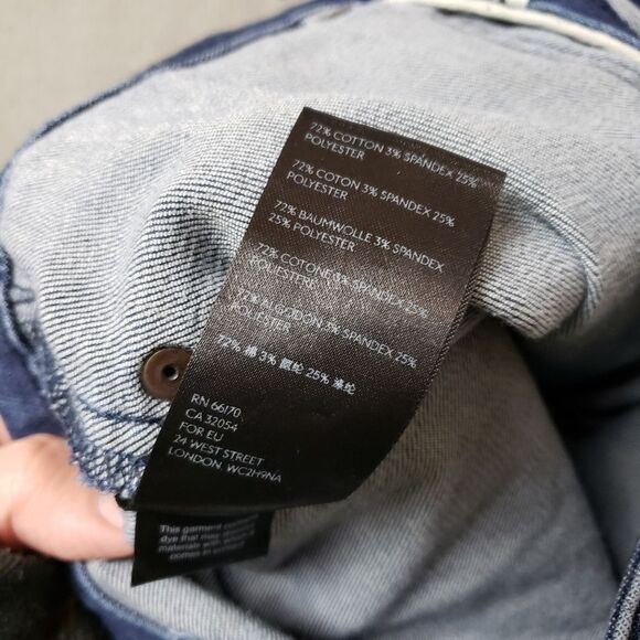 Pilcro and the Letterpress High-Rise Denim Moto Legging zip ankle size 28 - Picture 8 of 16